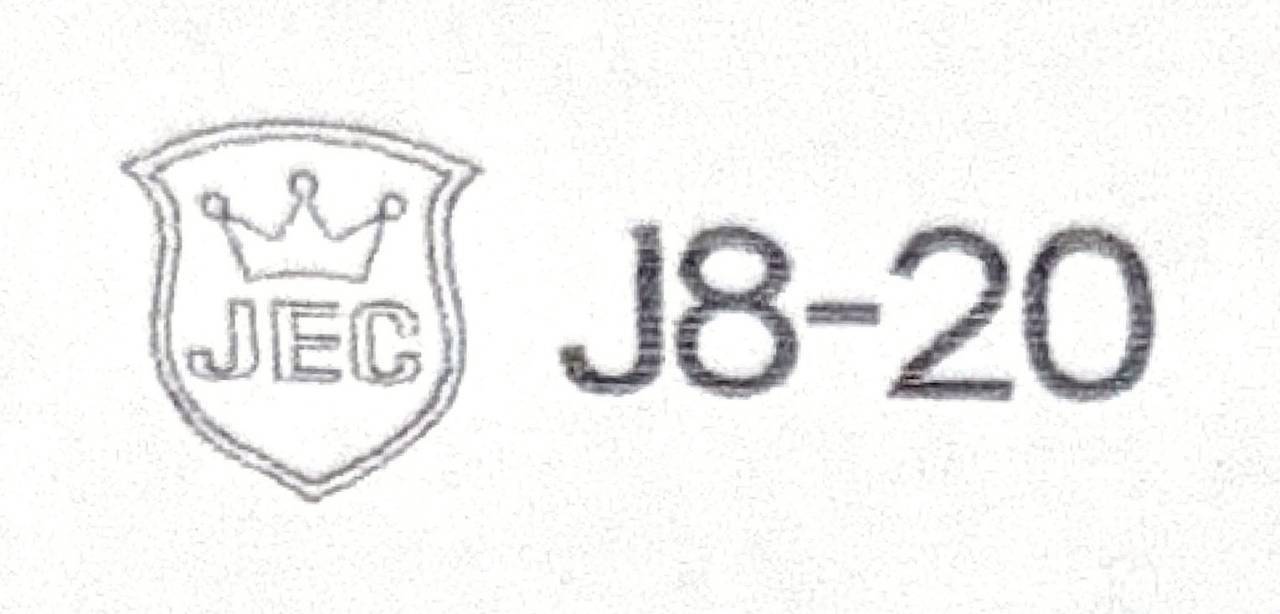 JEC J8-20 左側 交通部認證標章 JEC J8-20 左側 交通部認證標章
